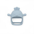 Silicone Cartoon Chick Baby Teether - Hollow Design for Chewing Training and Care