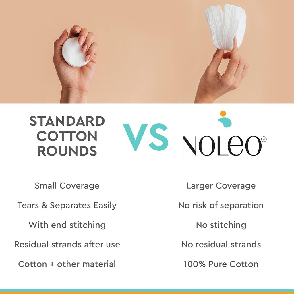 Large Pressed Cotton Rounds and Pads - 150 Count (Single Pack)