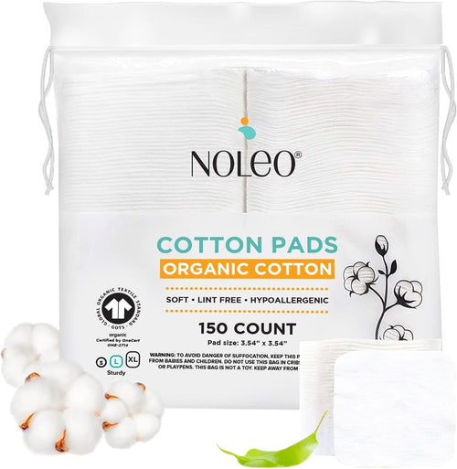 Large Pressed Cotton Rounds and Pads - 150 Count (Single Pack)