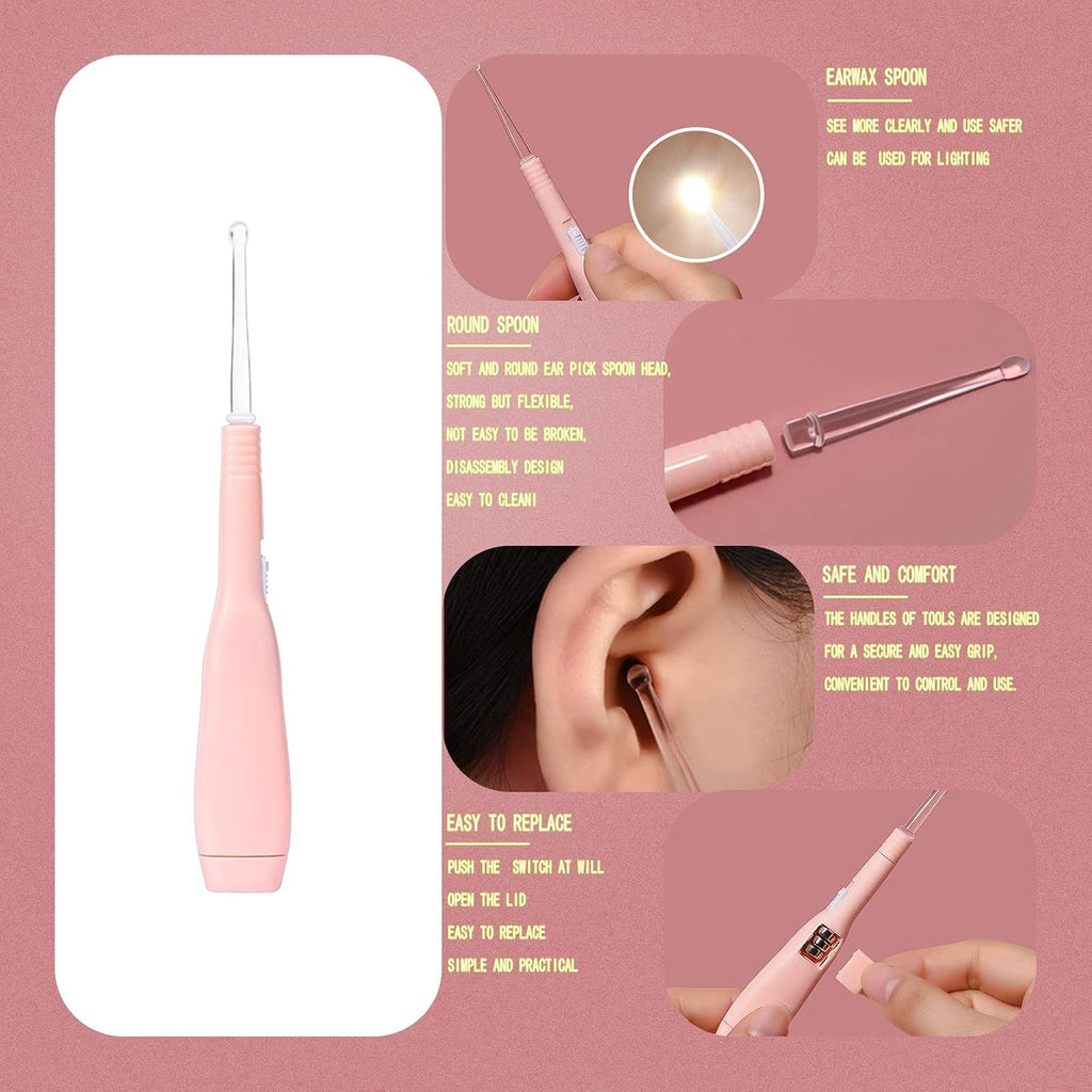 Comprehensive 10-in-1 Baby Grooming Kit for Newborns - Portable Care Essentials Including Nail Clippers, Comb, Brush, Ear Wax Removal Tool, and More (Pink)